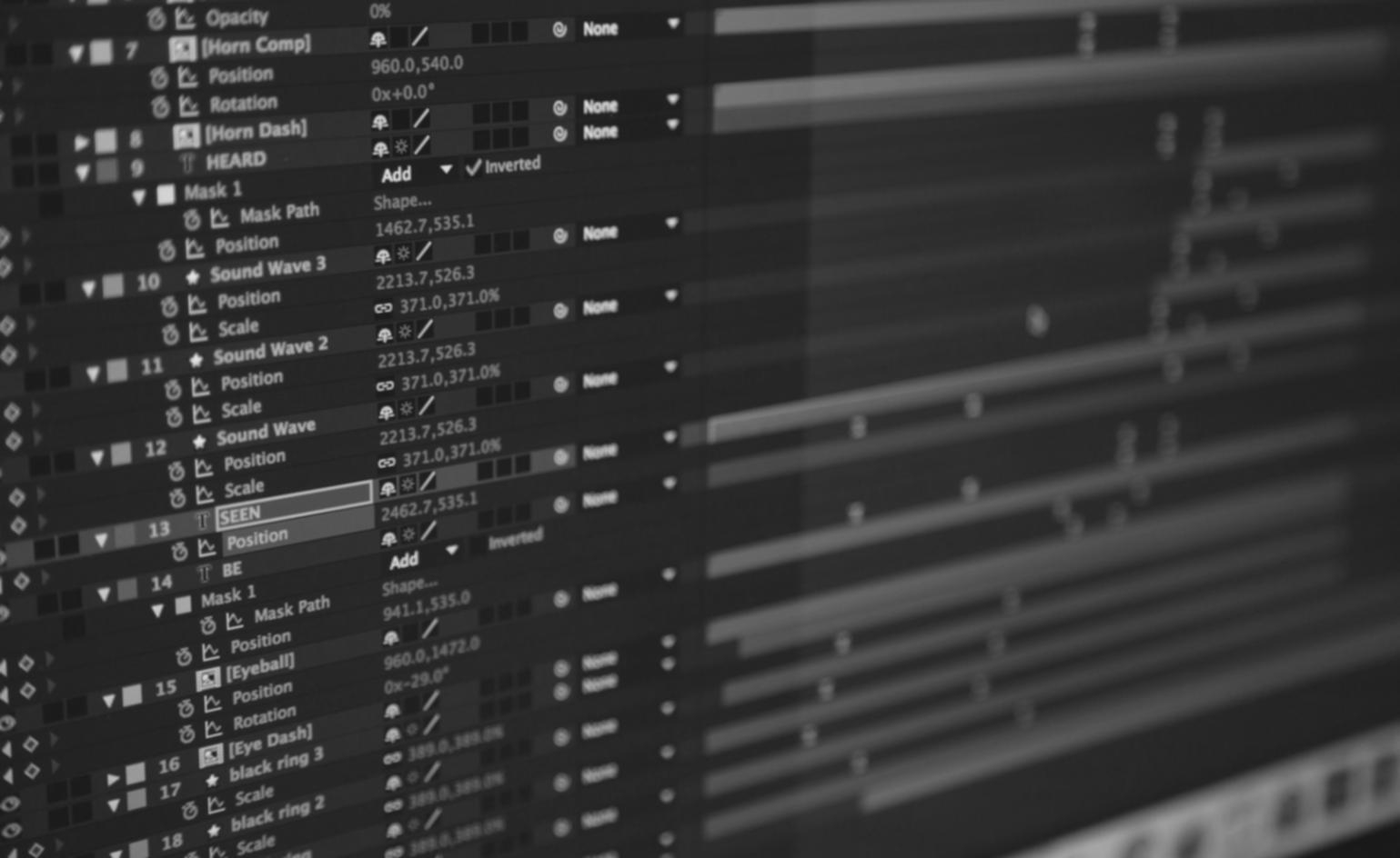 Mobile game development workspace showing code, design mockups and testing devices